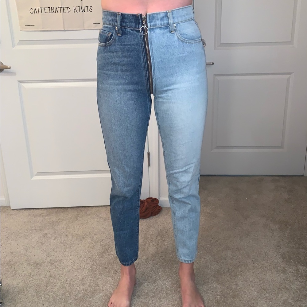 Revive two tone jeans